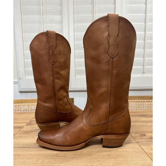 Cleo + Wolf Women's Ivy Western Cowboy Boots Brown Leather Size 9 NWOB Stylish - Picture 10 of 16